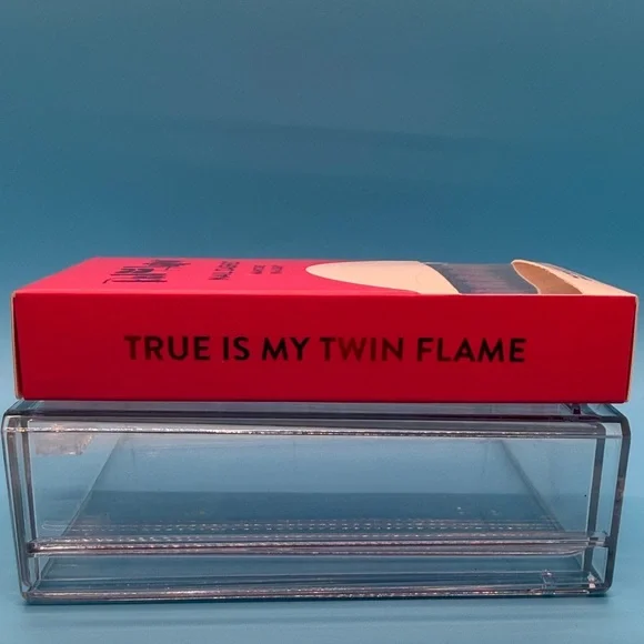 Red Aspen Nail Dashes - Pink and Tan Press-On Nails - Picture 4 of 5